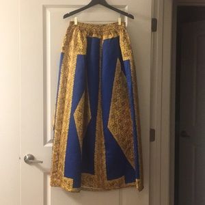 African Print Maxi Skirt